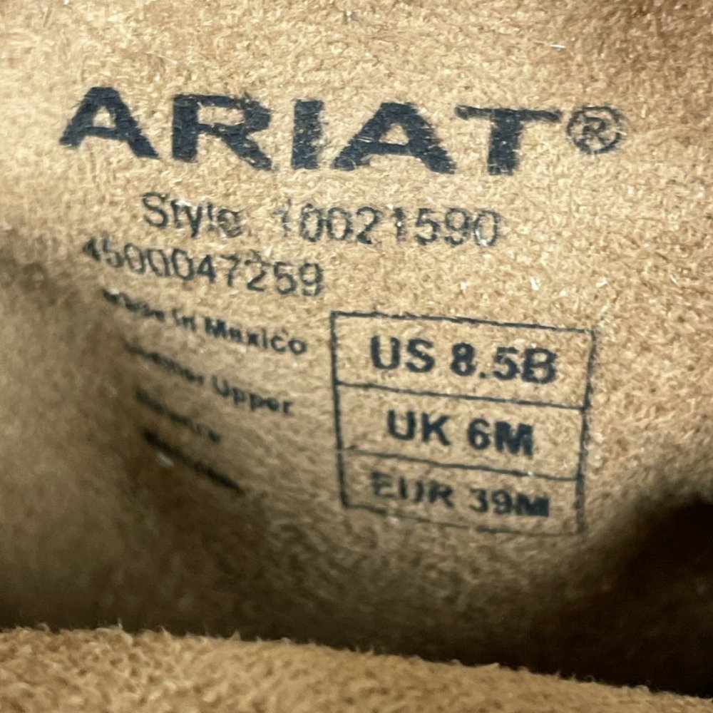 Ariat Memphis Leather Studded Western Boots - Picture 7 of 9